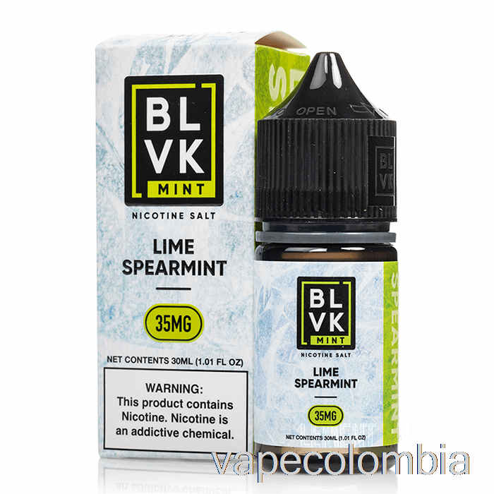 Vape Recargable Lima Hierbabuena - Blvk Sales De Menta - 30ml 50mg